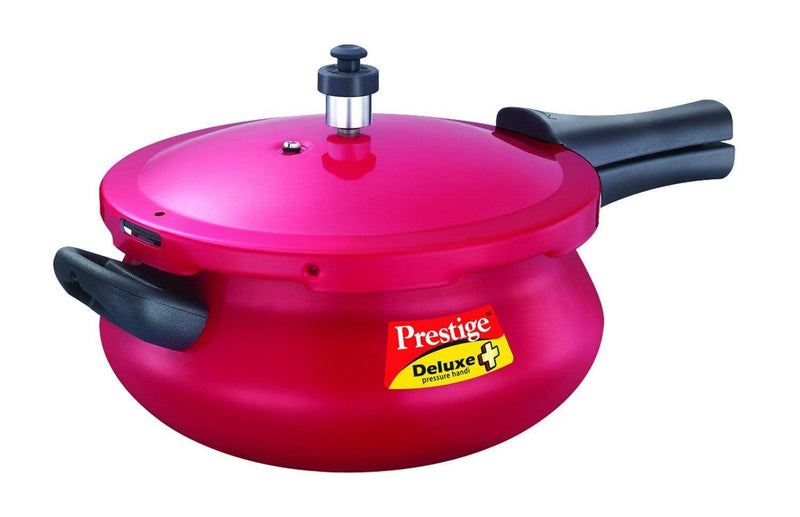 Prestige Deluxe Plus Induction Base Aluminium Pressure Cooker Handi-6