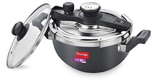 Prestige Svachh Clip-on 3.5 Litre Hard Anodised Pressure Kadai