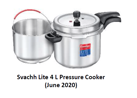 Prestige Svachh Lite Stainless Steel Pressure Cooker