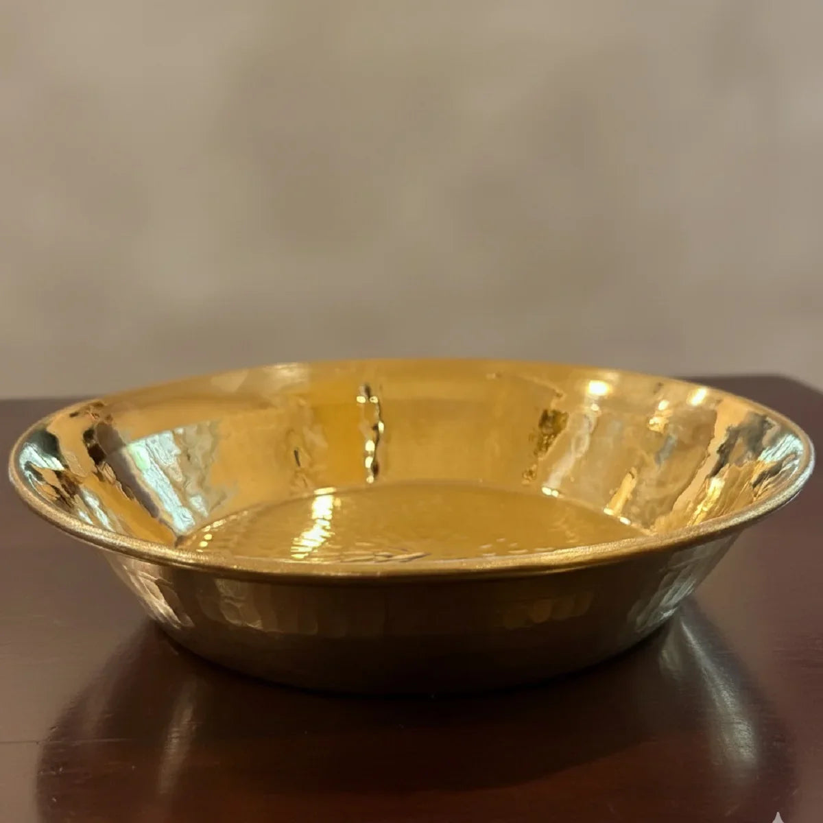 Rakesh Ji Ka Brass Paraat - Medium 10" (Without Tin Coating)-4