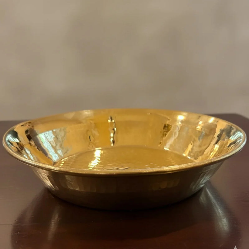 Rakesh Ji Ka Brass Paraat - Medium 10" (Without Tin Coating)-4