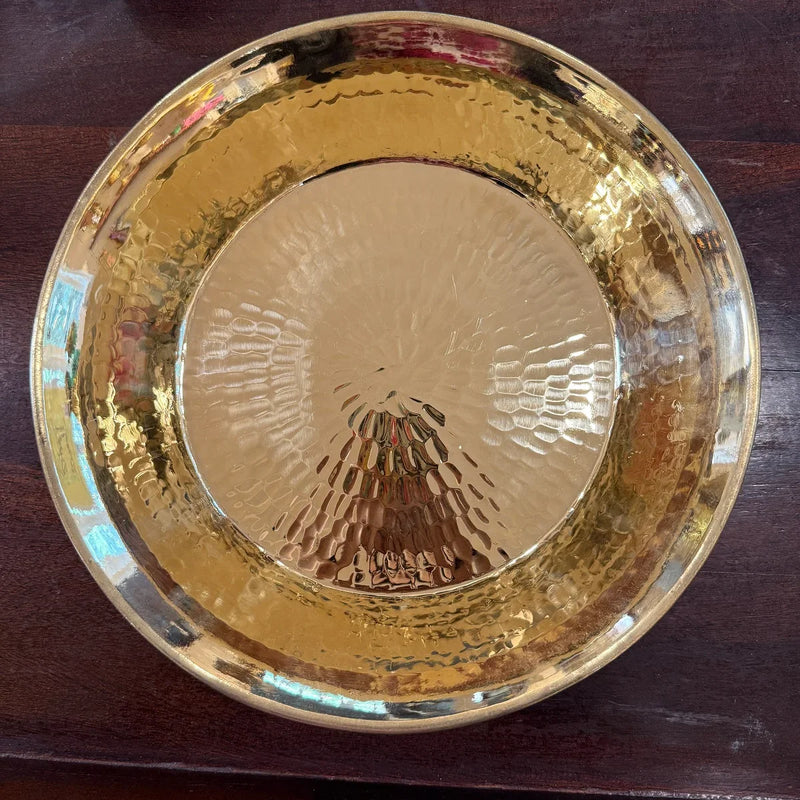 Rakesh Ji Ka Brass Paraat - Medium 10" (Without Tin Coating)-3