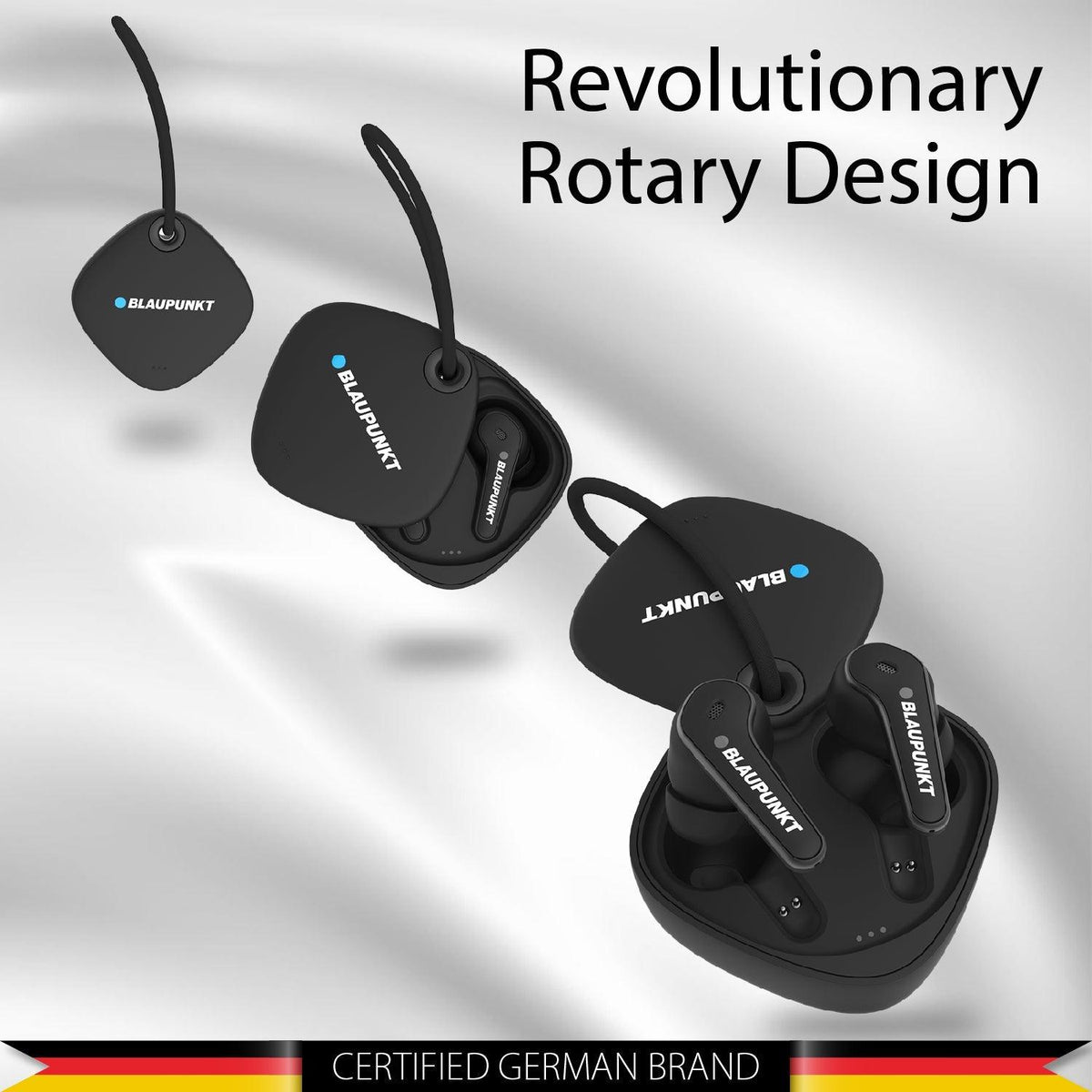 Recertified BTW07 MOKSHA ANC BK |Truly Wireless In Ear Earbuds with Mic