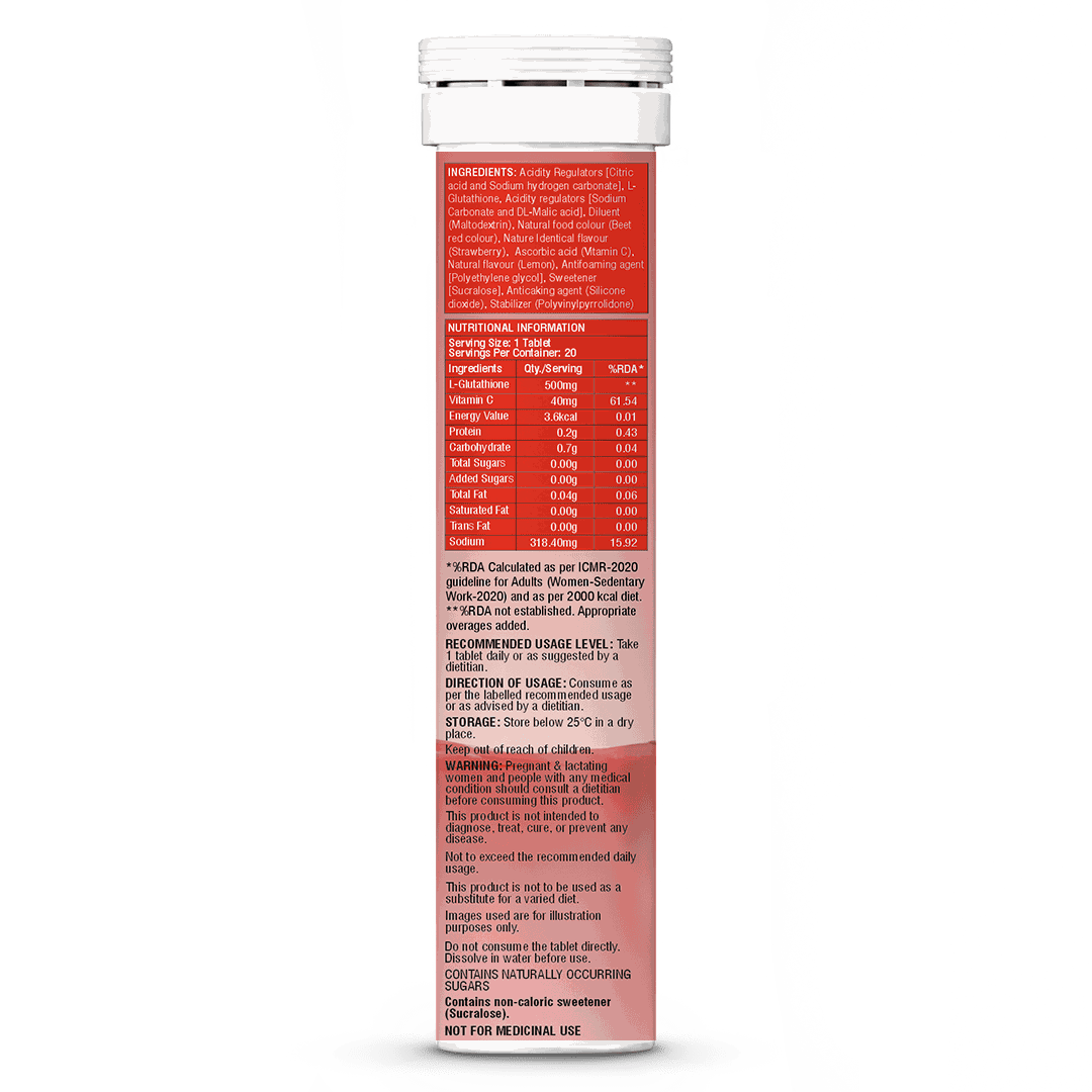 RUN Glutathione - Bright Skin+Pigmentation Support - Ripped Up Nutrition