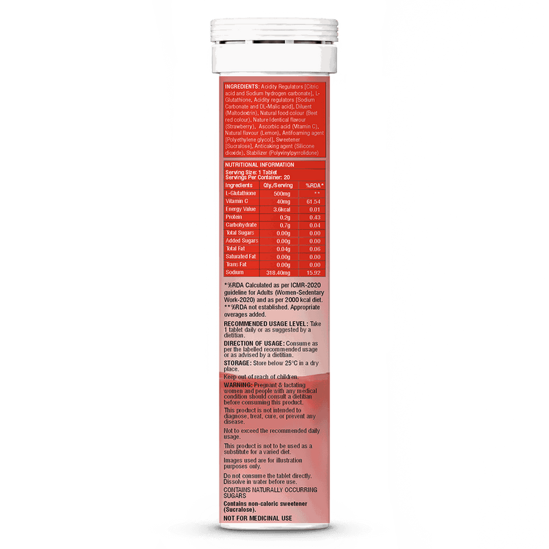 RUN Glutathione - Bright Skin+Pigmentation Support - Ripped Up Nutrition
