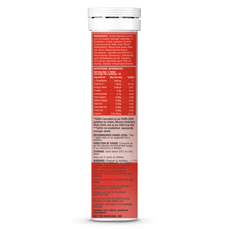 RUN Glutathione - Bright Skin+Pigmentation Support - Ripped Up Nutrition