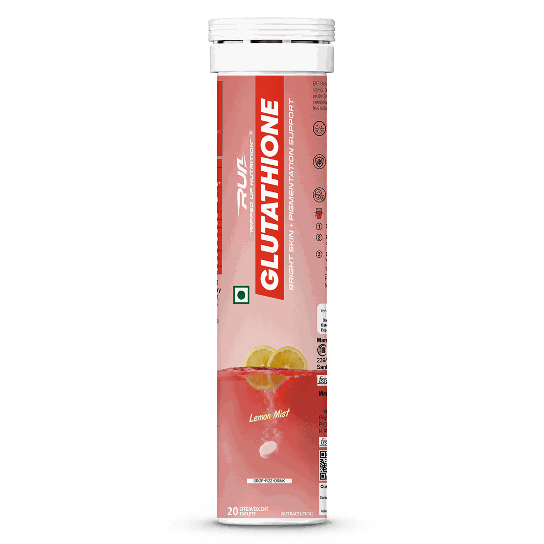 RUN Glutathione - Bright Skin+Pigmentation Support - Ripped Up Nutrition