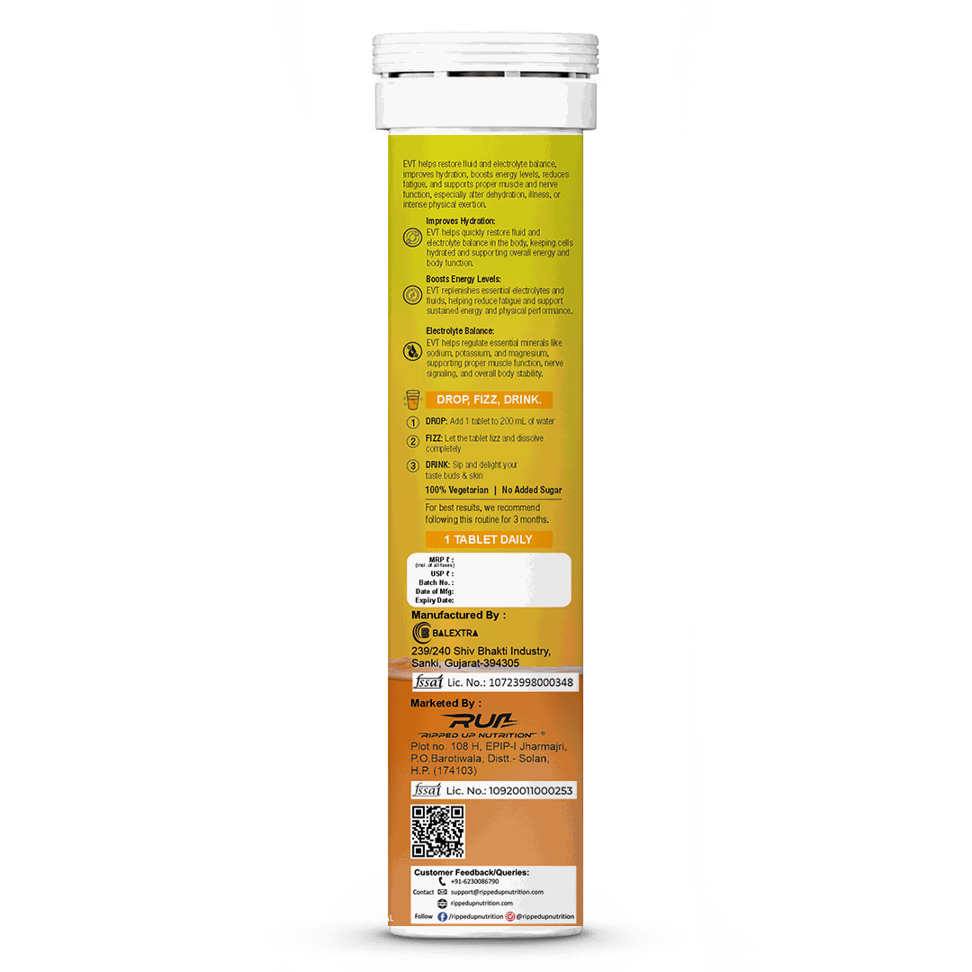 RUN Hydration - Instant Electrolytes + Vitamins - Ripped Up Nutrition