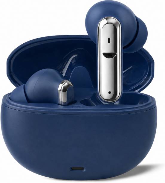 Mewiq SB151 Buds with AI ENC, 12.4mm Driver, 52hr Playback Ip55 45ms Low Latency 1 Bluetooth