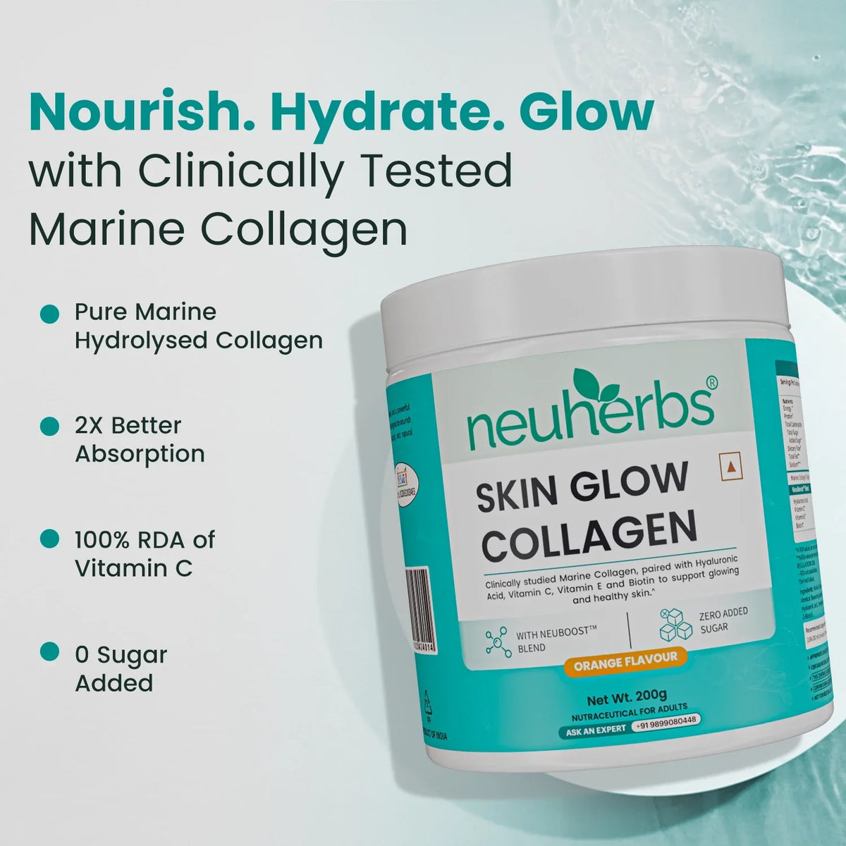 NEUHERBS SKIN GLOW COLLAGEN 200GM