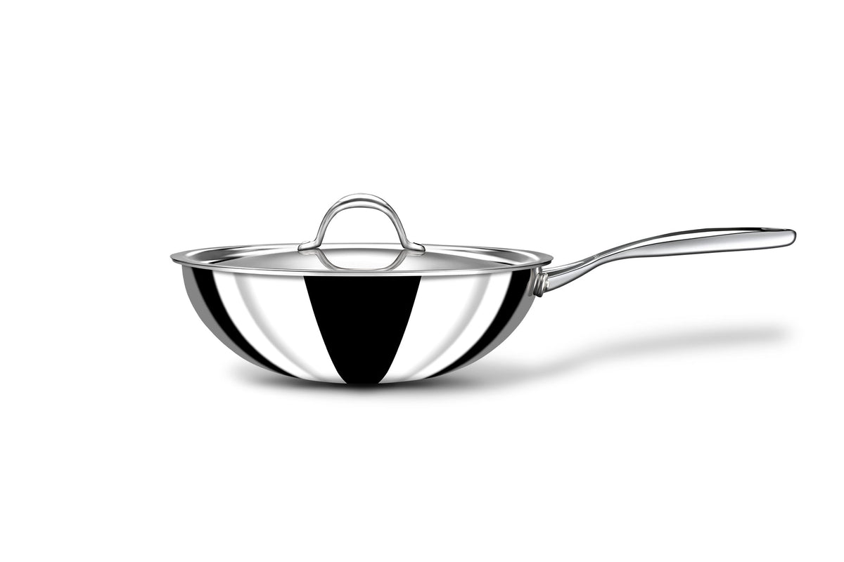 Stahl Stainless Steel Triply Artisan Deep Fry Pan - 2