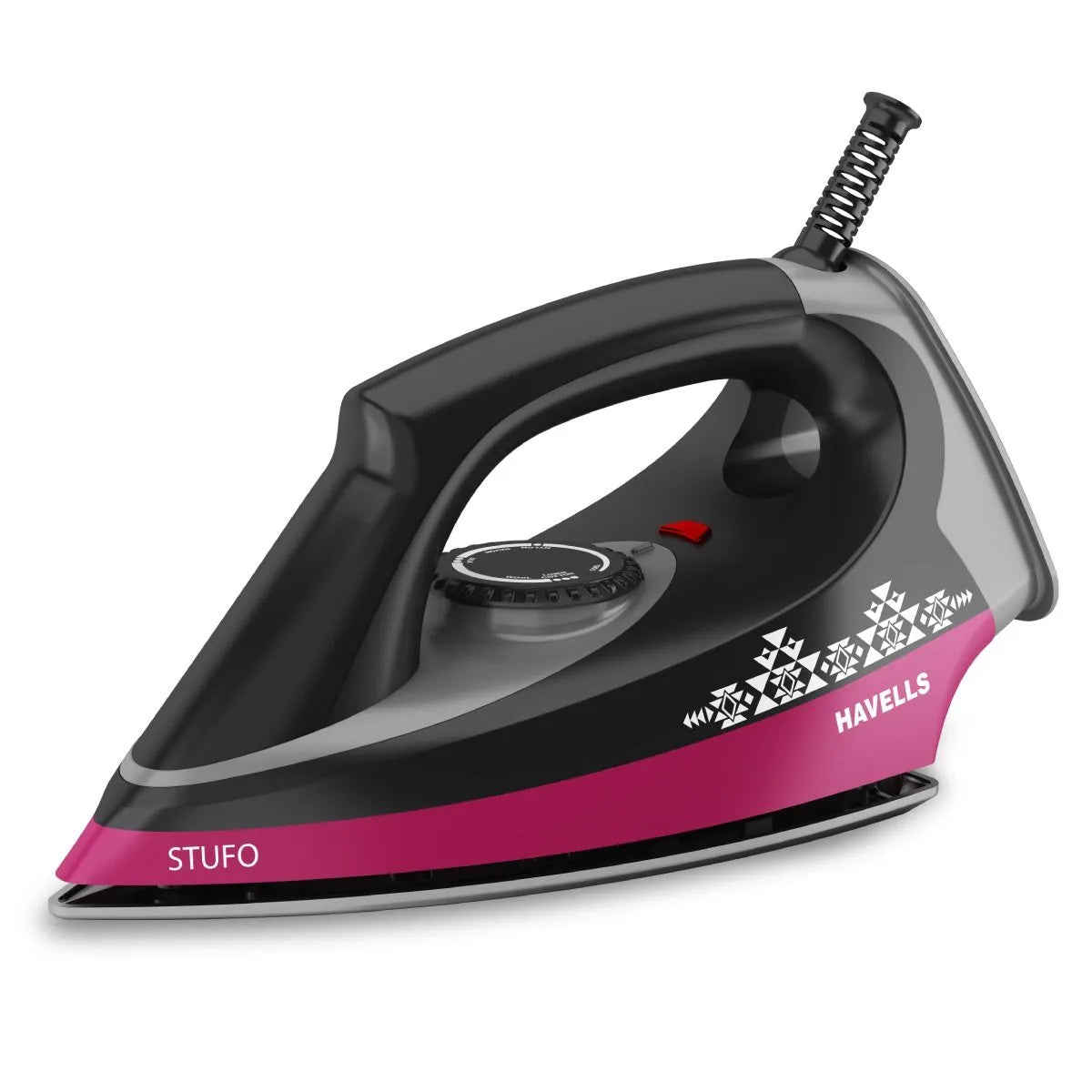 Havells Stufo Dry Iron | 1000 W | Black