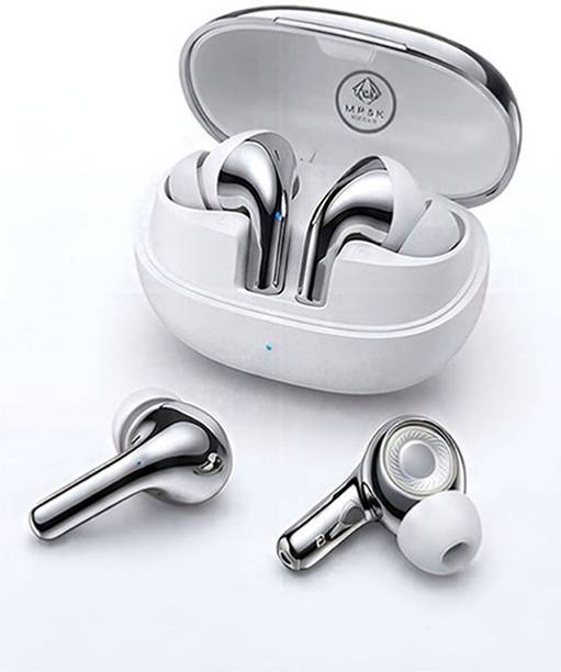MMPSKminus SUPEREME Buds with AI Audio, 48H Playtime Quad Mic ENC 13mm Driver Type C 32 Bluetooth Gaming