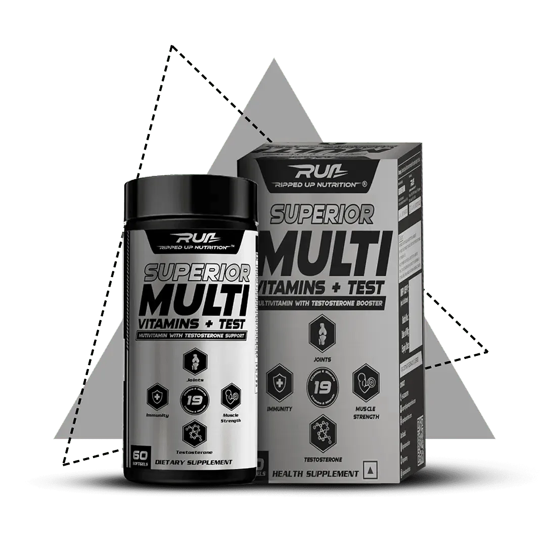 Superior Multi Vitamin + Testa Booster - 60 Softgel Capsule - Ripped Up Nutrition