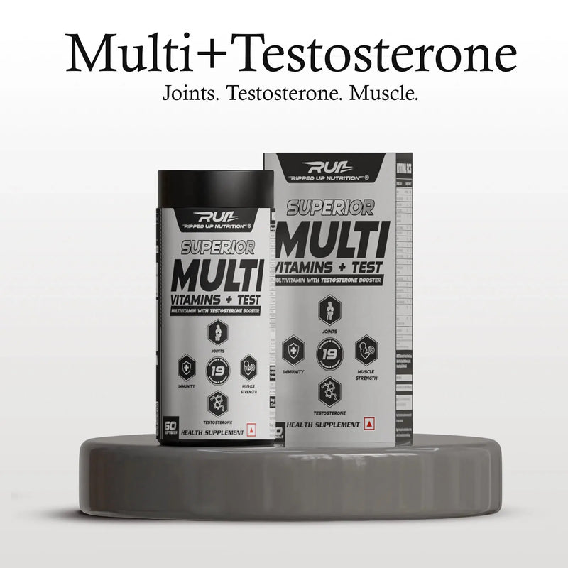 Superior Multi Vitamin + Testa Booster - 60 Softgel Capsule - Ripped Up Nutrition