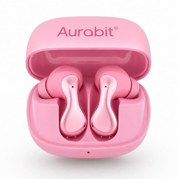 Aurabit SuperPods Earbuds High Bass Audio, 48Hrs Playtime Asap Charge 45 Bluetooth