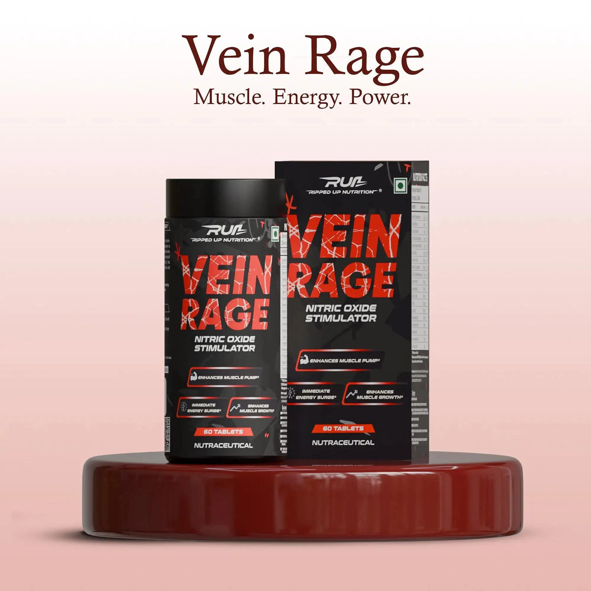Vein Rage: Nitric Oxide Booster - Ripped Up Nutrition