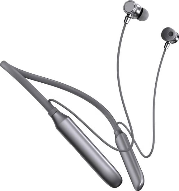 Bxeno Velvet Magnetic ON/OFF, 100Hr Battery, ENC, Fast Charging Neckband 2 Bluetooth