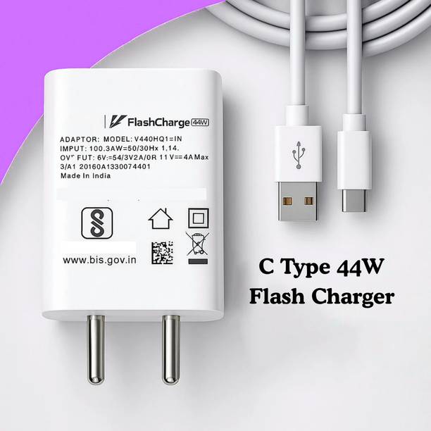 WOLTARA 44 W Dash 3.6 A Wall Charger for Mobile with Detachable Cable