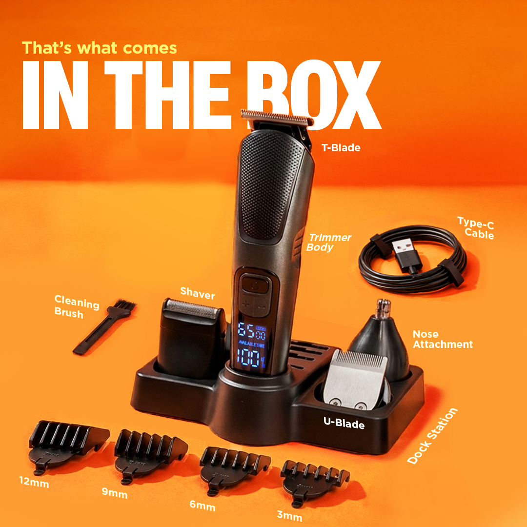 BOMBAY SHAVING COMPANY 12 IN 1 LEGEND365 MULTIGROOMER TRIMMER
