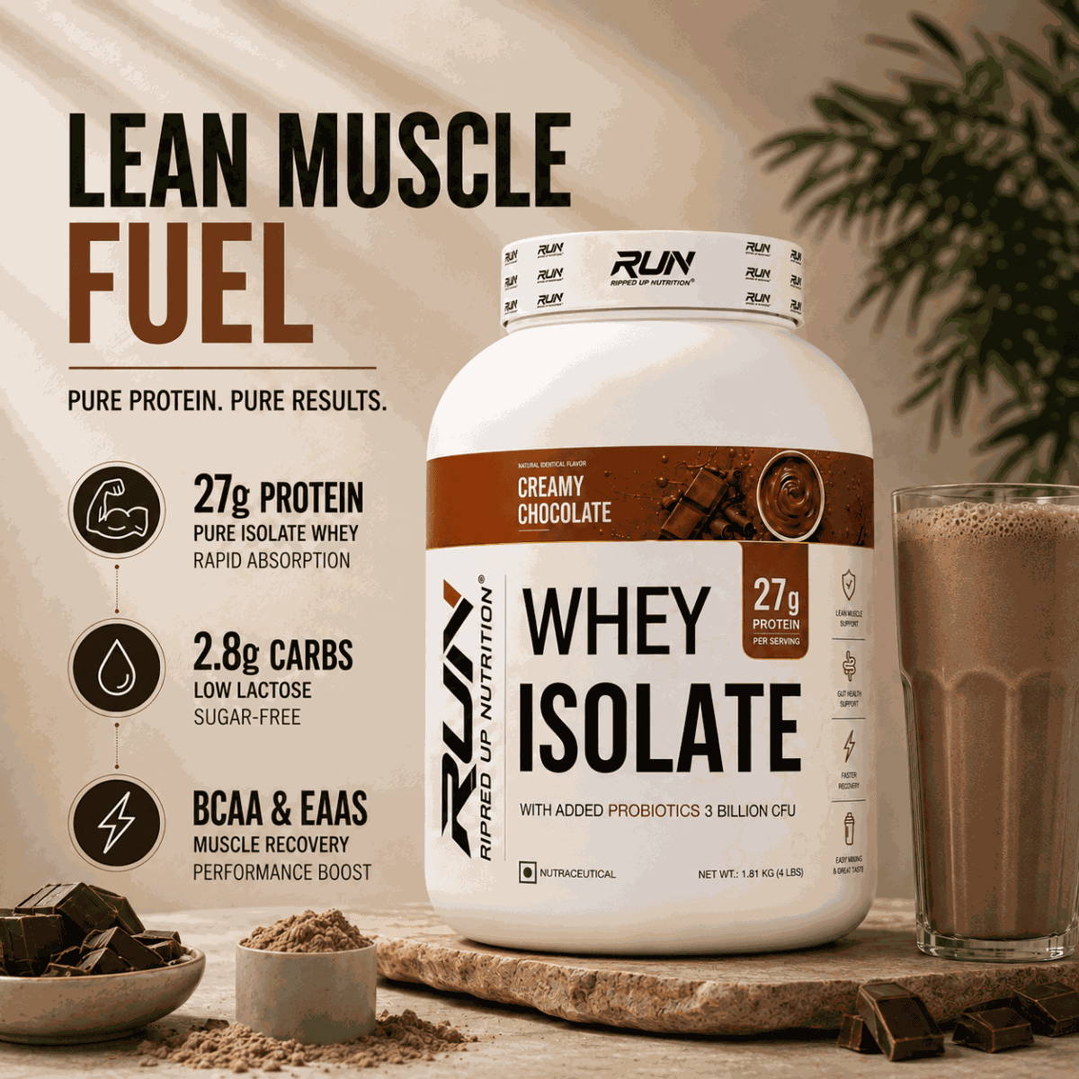 Whey Protein Isolate NEW - Ripped Up Nutrition