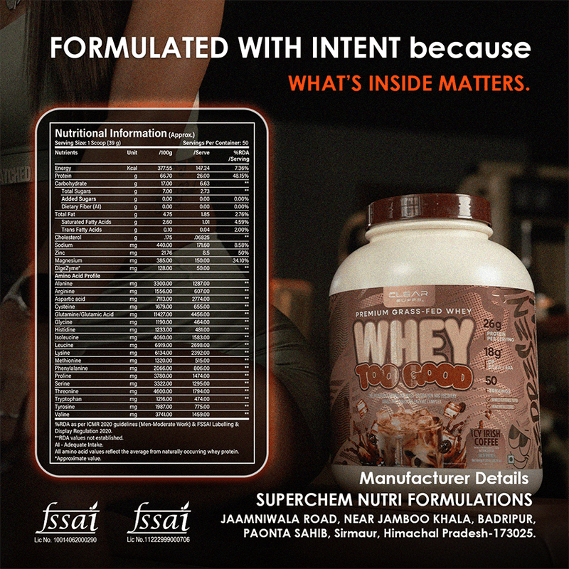 CLEAR SUPPS WHEY TOO GOOD