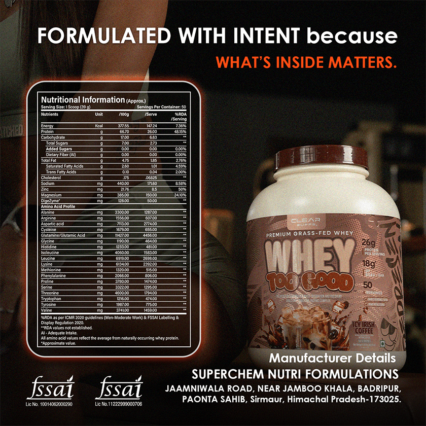 CLEAR SUPPS WHEY TOO GOOD