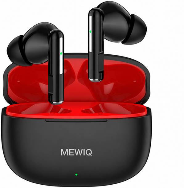 Mewiq Wireless earbuds XR228 with 30H PlayTime, 40MS Low Latency AI ENC 5 4v 9 Bluetooth