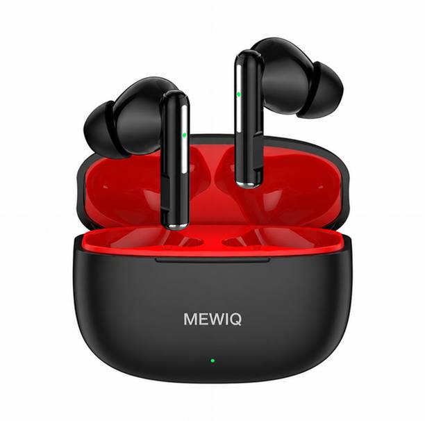 Mewiq Wireless earbuds XR228 with 30H PlayTime, 40MS Low Latency AI ENC 5 4v 15 Bluetooth